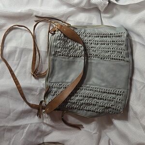 VR NYC Grey purse